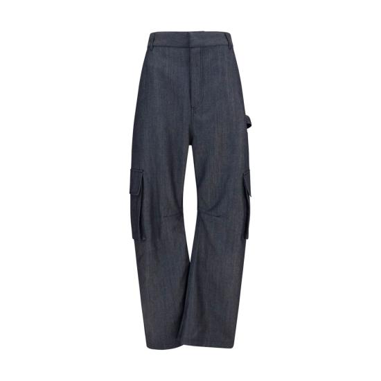 26FW 발렌시아가 스트레이트 팬츠 BAA002ADTUT444100BB BLUE