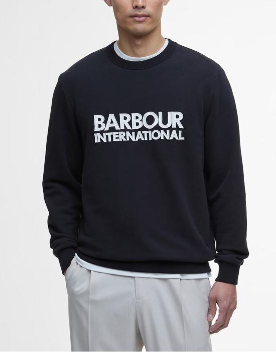  바버 긴팔 티셔츠 MOL0669BK11 BLACK - BARBOUR