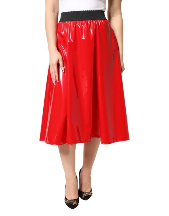  돌체앤가바나 미디 스커트 SKI2157 RED
