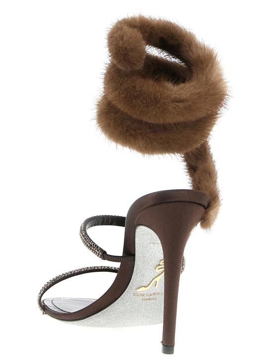 26FW 르네 카오빌라 힐/펌프스 RE321950BM BROWN - RENE CAOVILLA