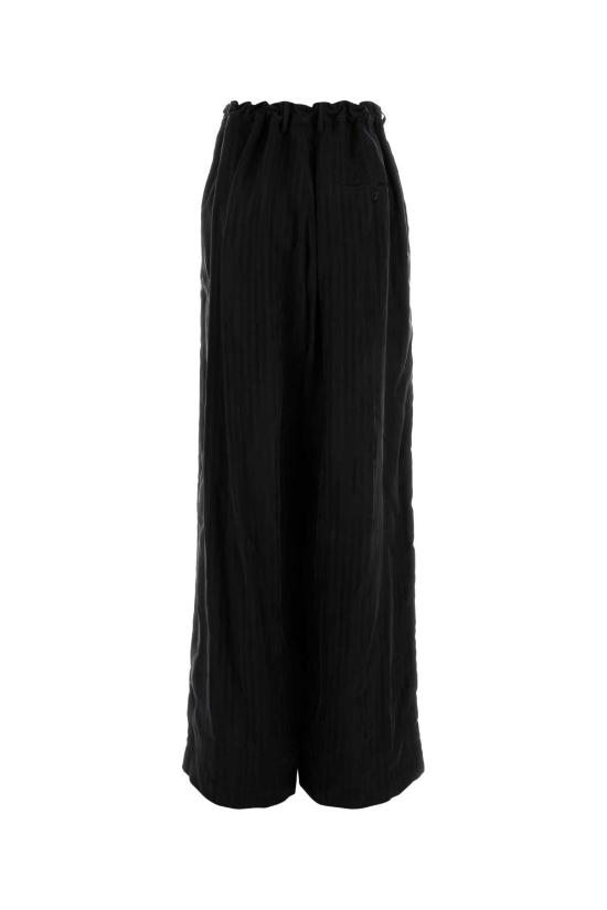 25FW 발렌시아가 팔라초 팬츠 846233TSM04 1000 BLACK - BALENCIAGA