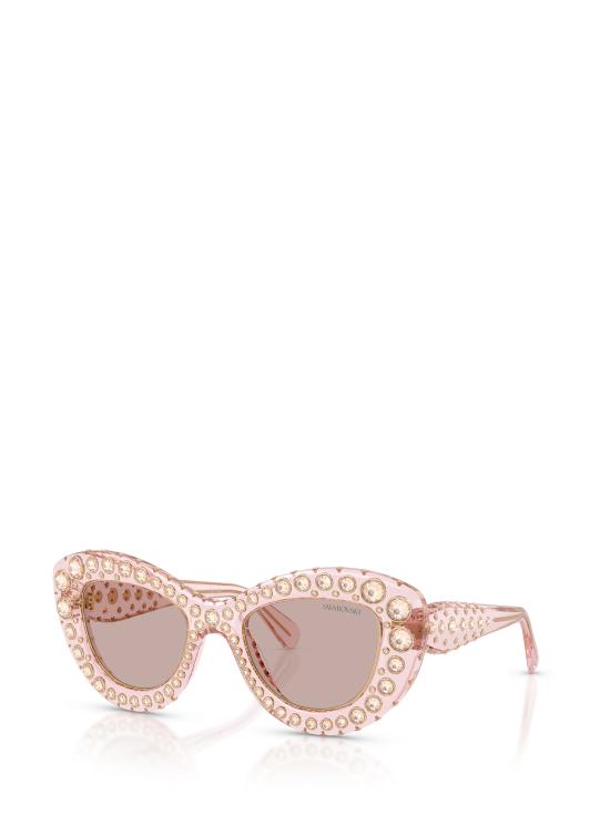 26FW 스와로브스키 선글라스 SK6060 30017N TRANSPARENT PINK - SWAROVSKI