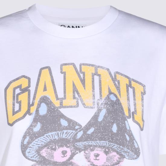 26FW 가니 반팔 티셔츠 A1050311 151 BRIGHT WHITE - GANNI