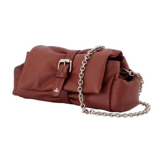 26FW 비비안웨스트우드 클러치/파우치 WES026032 BURGUNDY - VIVIENNE WESTWOOD