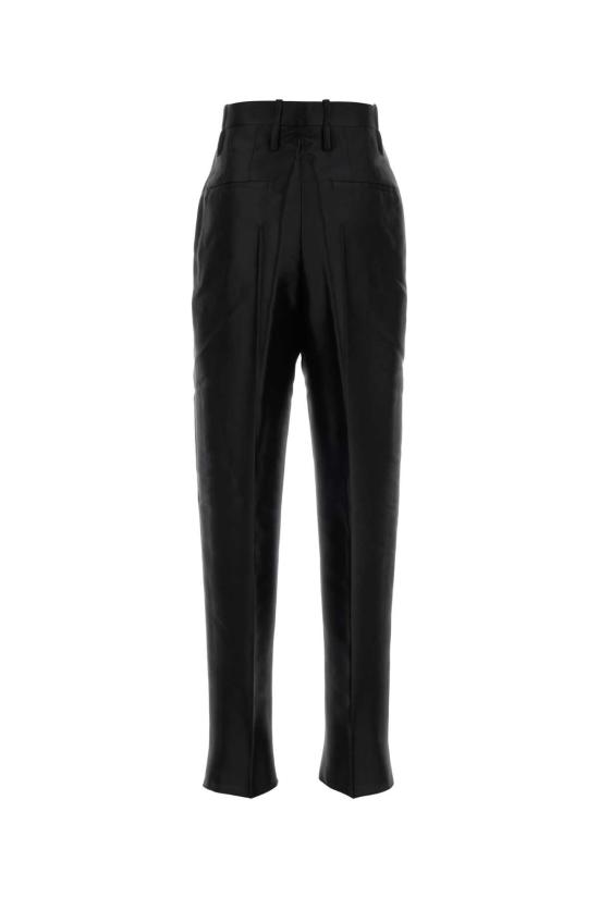 26SS 보테가베네타 스트레이트 팬츠 853568V6BE0 1010 BLACK - BOTTEGA VENETA