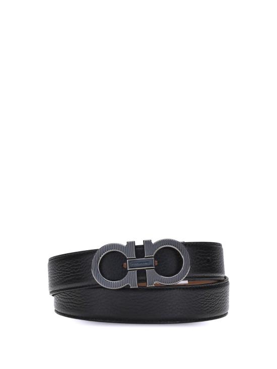 26FW 살바토레 페라가모 가죽 벨트 786347 002 BLACK