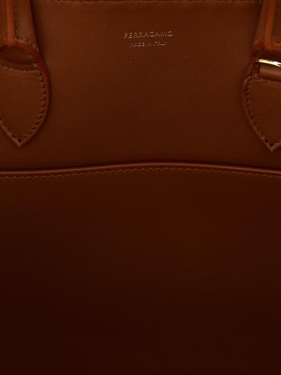 26SS 살바토레 페라가모 토트백 FE332211BM BROWN - SALVATORE FERRAGAMO