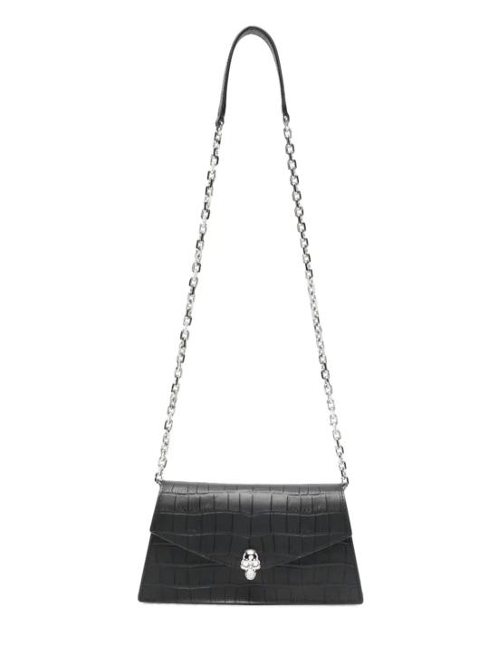 26FW 알렉산더 맥퀸 크로스백 874698 1HBT21000 BLACK SILVER