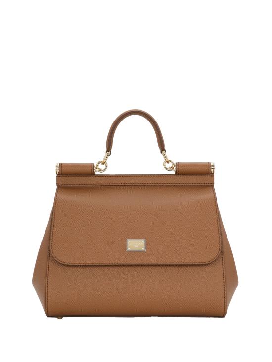 26FW 돌체앤가바나 라지 시실리 핸드백 BB6002 B10018M417 CARAMELLO