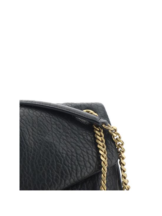 26FW 생로랑 칼립소 미디움 그레인 램스킨 숄더백 800916AACYT 1000 BLACK - SAINT LAURENT