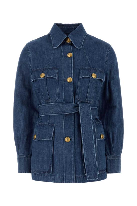  발렌티노 가라바니 데님 자켓 6B3DC03J94C 558 NAVY