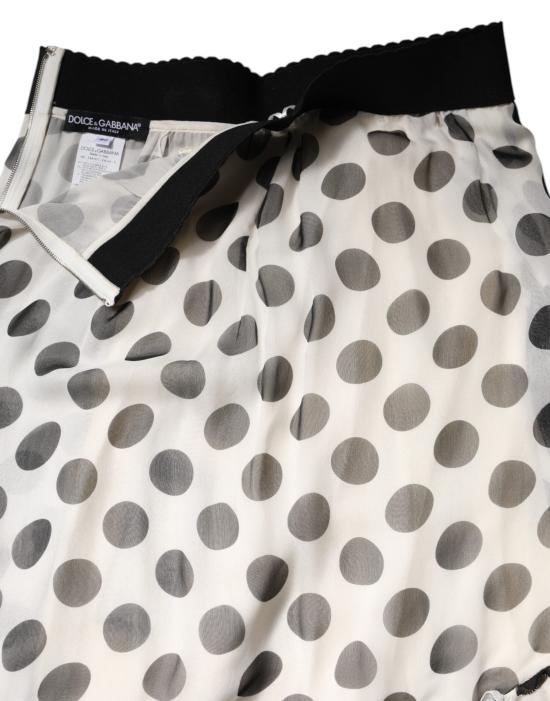 돌체앤가바나 미디 스커트 SKI2081 BLACK WHITE - DOLCE & GABBANA
