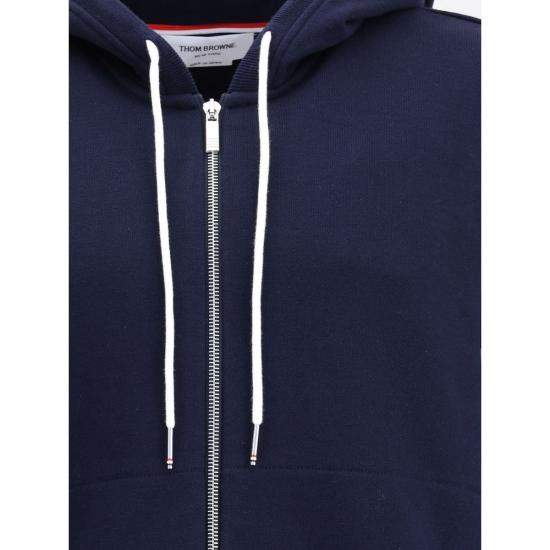 26SS 톰브라운 후드 티셔츠 THMJT517A03037415BB NAVY - THOM BROWNE