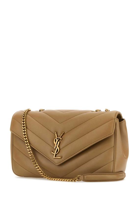  생로랑 루루 마틀라세 램스킨 미디움 숄더백 801439AAEAX 2357 BEIGE - SAINT LAURENT