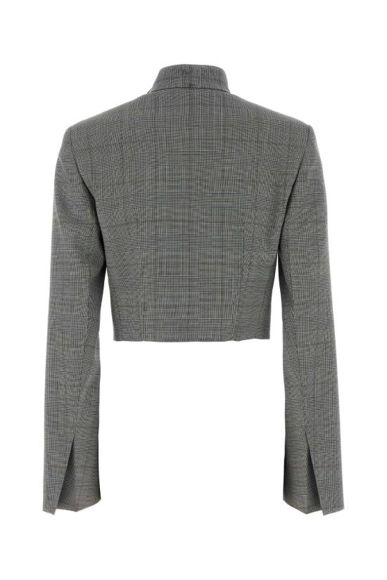 26FW 스포트막스 자켓 2622046031600 001 Checked - SPORTMAX