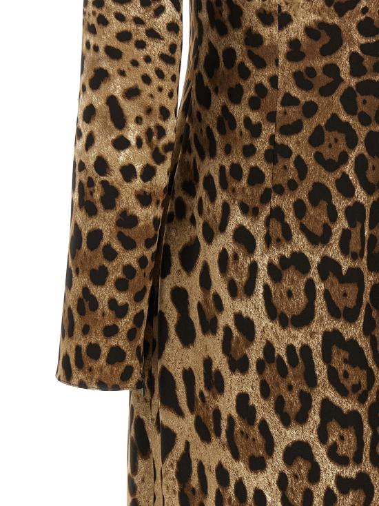 26FW 돌체앤가바나 미디 원피스 DO339398BM BROWN - DOLCE & GABBANA