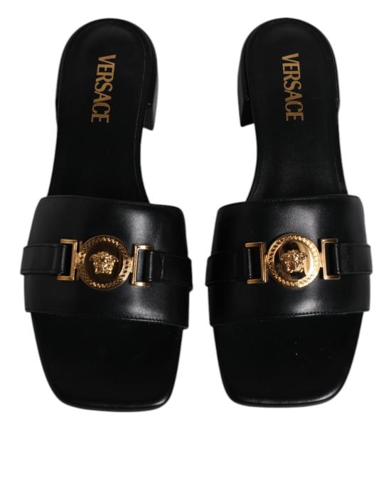  베르사체 플랫 슈즈 LA12123 BLACK - VERSACE