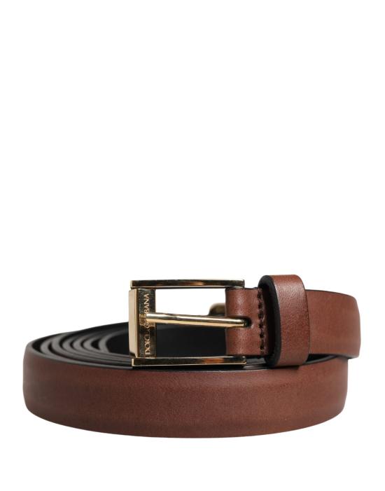  돌체앤가바나 가죽 벨트 BEL9730 BROWN
