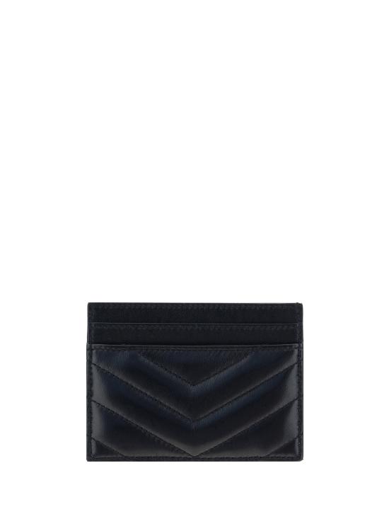 26FW 생로랑 카산드라 마틀라세 카드 케이스 423291AAA44 1000 BLACK - SAINT LAURENT