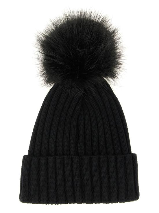 26FW 몽클레어 폼폼 울 비니 L20933B00039M1131999 Black - MONCLER