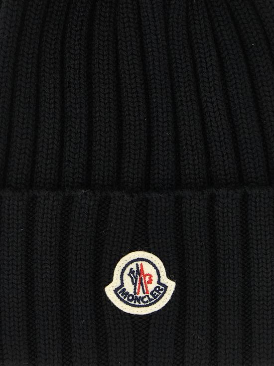 26FW 몽클레어 폼폼 울 비니 L20933B00039M1131999 Black - MONCLER