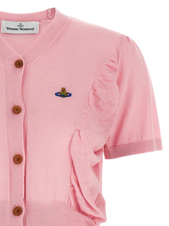 26SS 비비안웨스트우드 가디건 VI331987BM PINK - VIVIENNE WESTWOOD