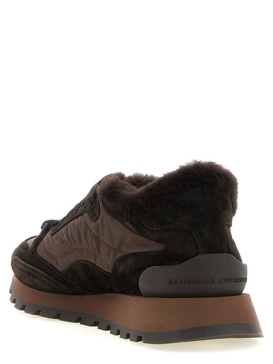 26FW 브루넬로 쿠치넬리 스니커즈 BR339552BM BLACK - BRUNELLO CUCINELLI