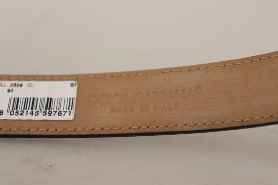  돌체앤가바나 가죽 벨트 BEL8595 BLACK - DOLCE & GABBANA