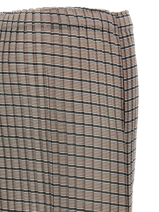 25FW 이세이 미야케 롱 스커트 IS327973BM BROWN - ISSEY MIYAKE