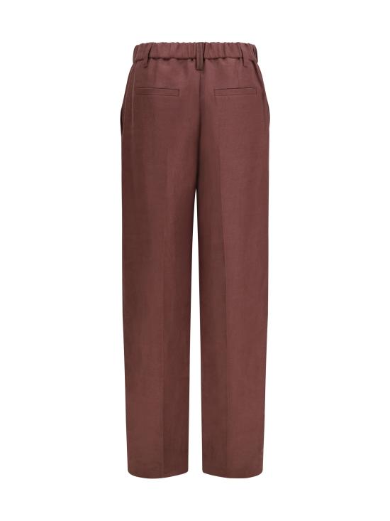 26SS 브루넬로 쿠치넬리 팔라초 팬츠 MH527P9198 C9275 BROWN - BRUNELLO CUCINELLI
