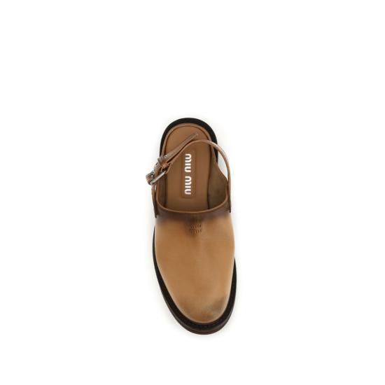 26FW 미우미우 샌들 MI5R667EFA0455ODF0054BB BROWN - MIU MIU