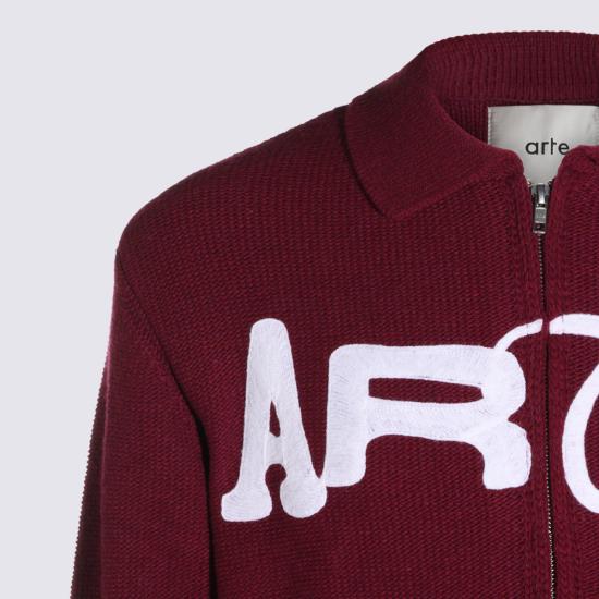 26FW 아르떼 앤트워프 집업 니트 AW26021K Bordeaux - ARTE ANTWERP