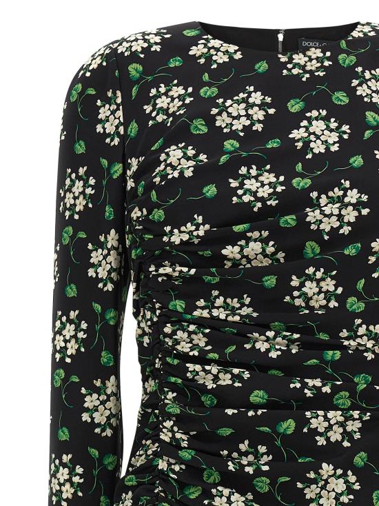 26SS 돌체앤가바나 미디 원피스 DO334498BM BLACK - DOLCE & GABBANA