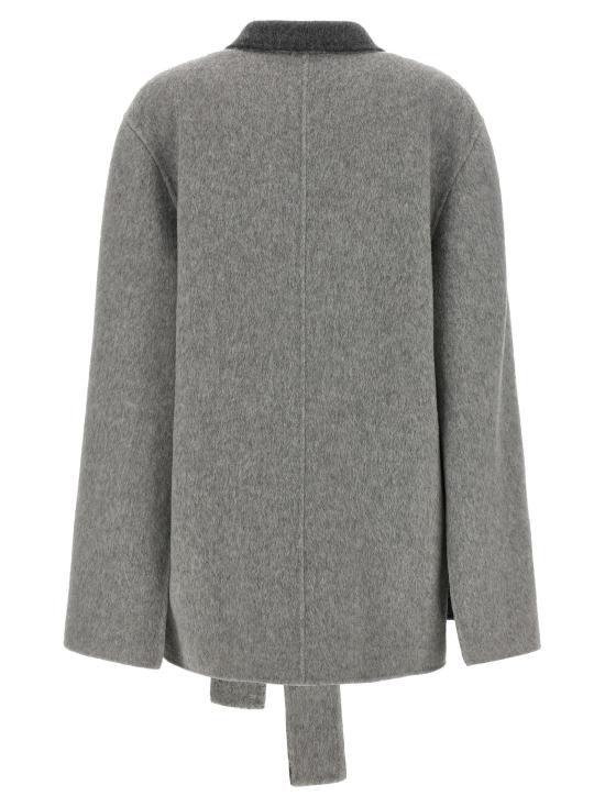 26FW 알베르타 페레티 코트 AL337376BM GRAY - ALBERTA FERRETTI