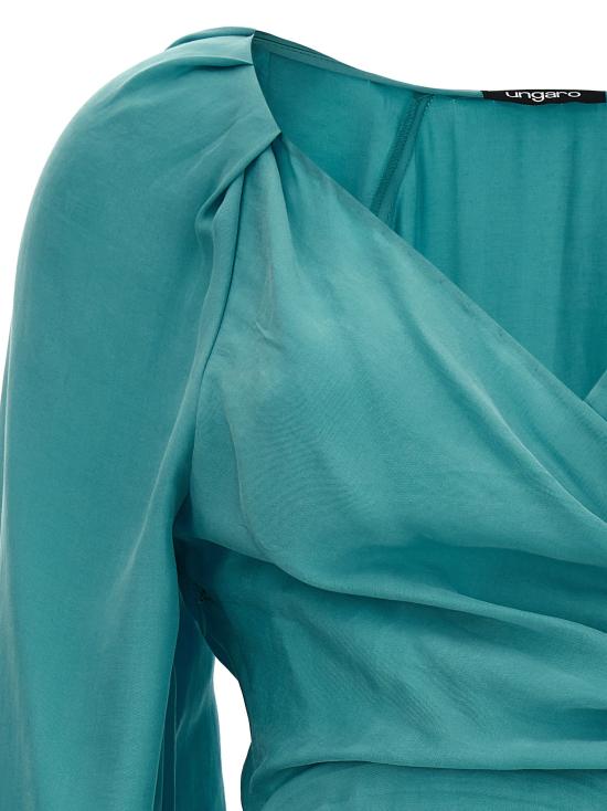  웅가로 숏 원피스 UN254101BM TEAL - UNGARO