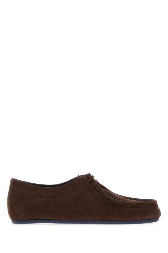 26FW 질샌더 후드 스웨이드 레이스업 슈즈 후드 스웨이드 레이스업 슈즈 J16ZJ0031P7692 601 BROWN