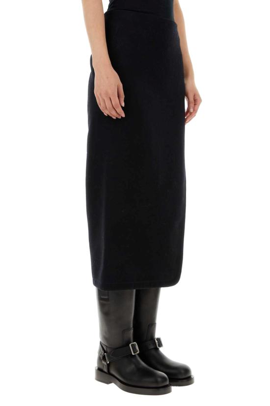  앤 드뮐미스터 미디 스커트 2302WSK11FA207 099 BLACK - ANN DEMEULEMEESTER
