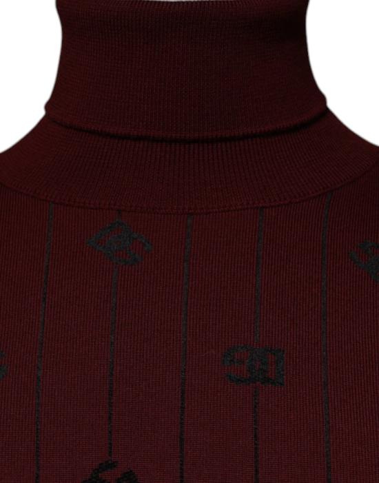  돌체앤가바나 터틀넥 TSH87528 MAROON - DOLCE & GABBANA