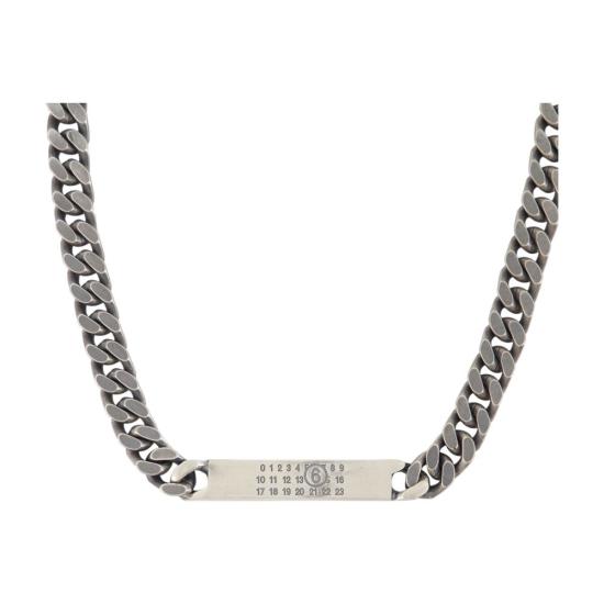 25FW MM6 메종마르지엘라 목걸이/팬던트 MMM024013 SILVER