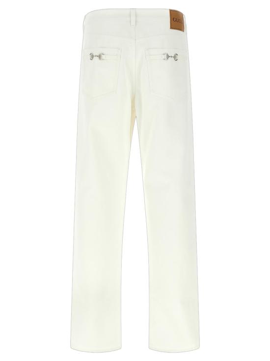 26SS 구찌 데님 팬츠 GU332258BM WHITE - GUCCI