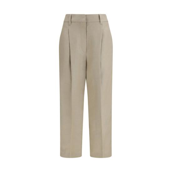 26SS 브루넬로 쿠치넬리 스트레이트 팬츠 BRMH527P9185C9272BB BEIGE