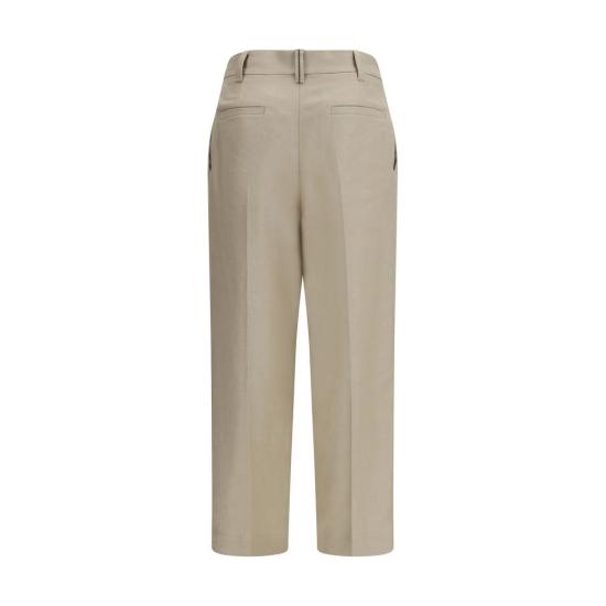 26SS 브루넬로 쿠치넬리 스트레이트 팬츠 BRMH527P9185C9272BB BEIGE - BRUNELLO CUCINELLI