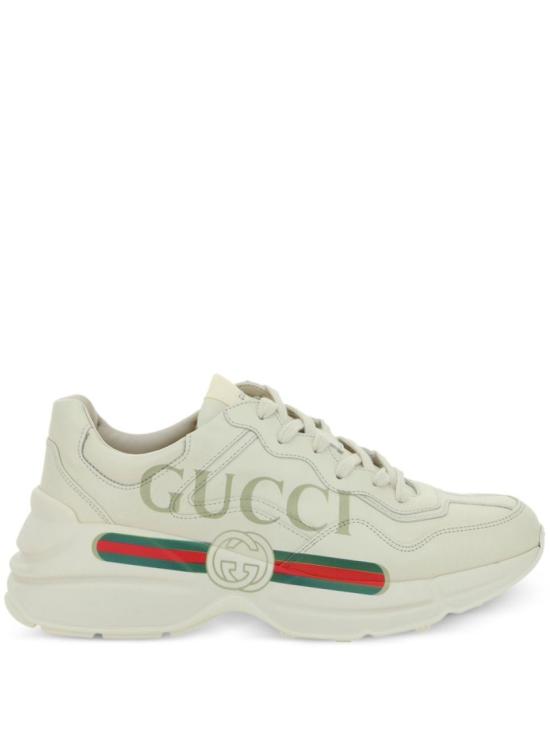 26FW 구찌 롸이톤 레더 스니커즈 500877DRW009522 Neutrals