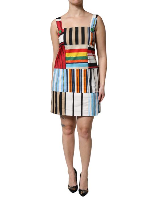  돌체앤가바나 미디 원피스 DR81656 MULTICOLOR