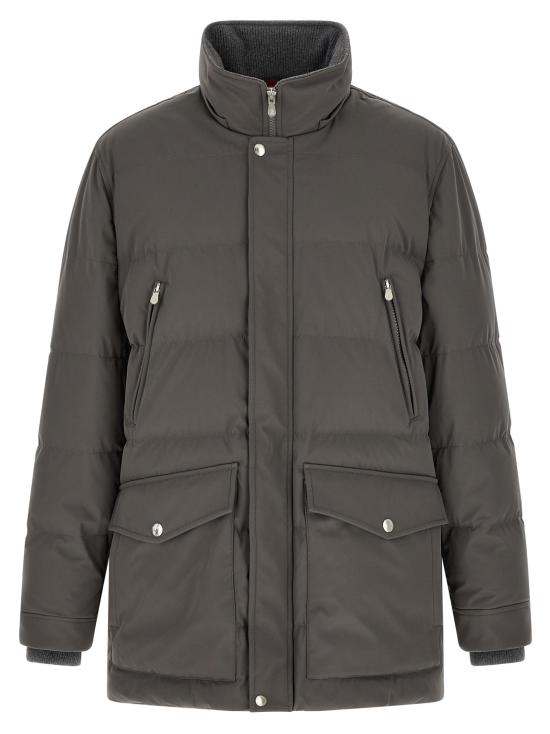 26FW 브루넬로 쿠치넬리 패딩 BR337506BM GRAY - BRUNELLO CUCINELLI