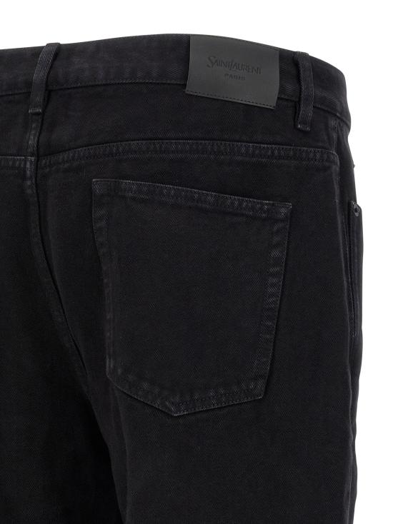 25FW 생로랑 데님 팬츠 SA317744BM BLACK - SAINT LAURENT