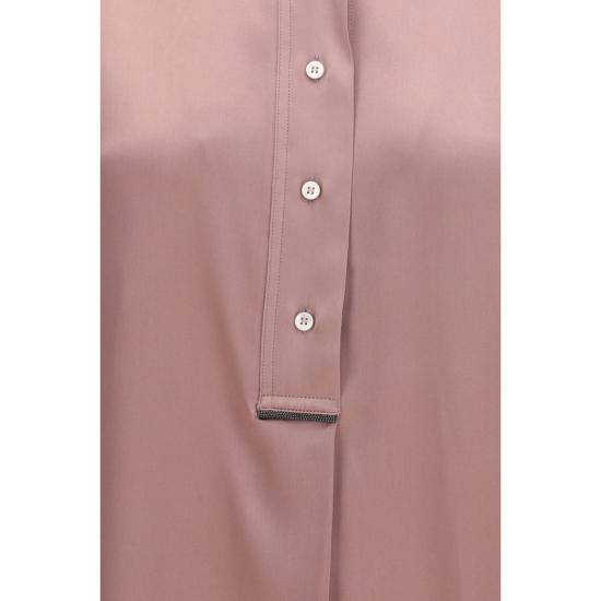 26SS 브루넬로 쿠치넬리 블라우스 BRM0C59RA915C8691BB PINK - BRUNELLO CUCINELLI