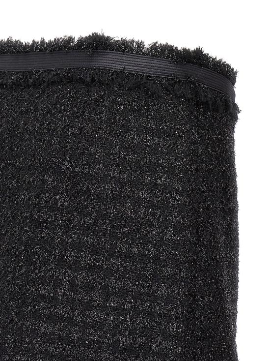  베르사체 미디 스커트 VE268840BM BLACK - VERSACE