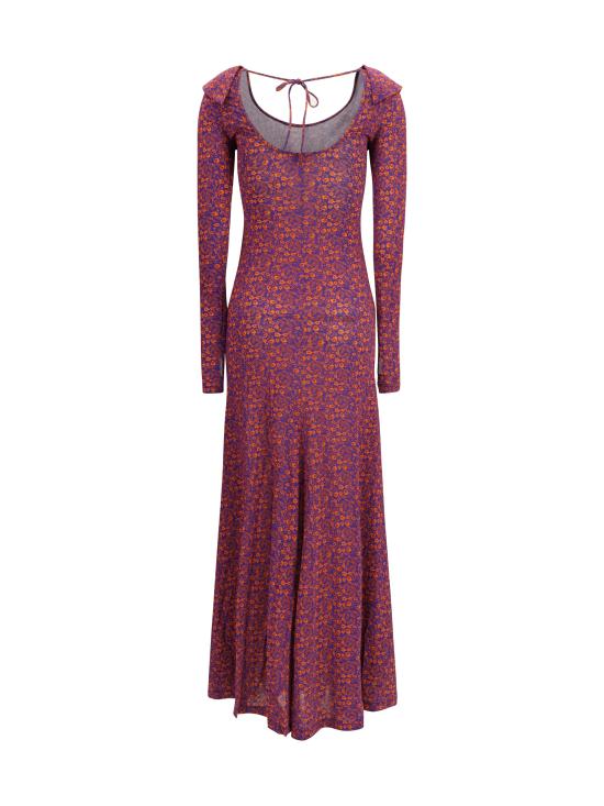 26SS 크리스티나 티 롱 원피스 KAL0101TJ0048 VAU PURPLE - KRISTINA TI
