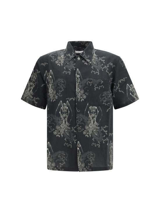 26SS 아워레가시 에브리 셔츠 숏슬리브 데스 페이즐리 프린트 M2262EDP DEATHPAISL BLACK